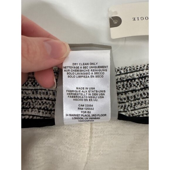 Dolan Left Coast Collection Textured Knit Open Cardigan Jacket XS Neutral Tones - Picture 14 of 14